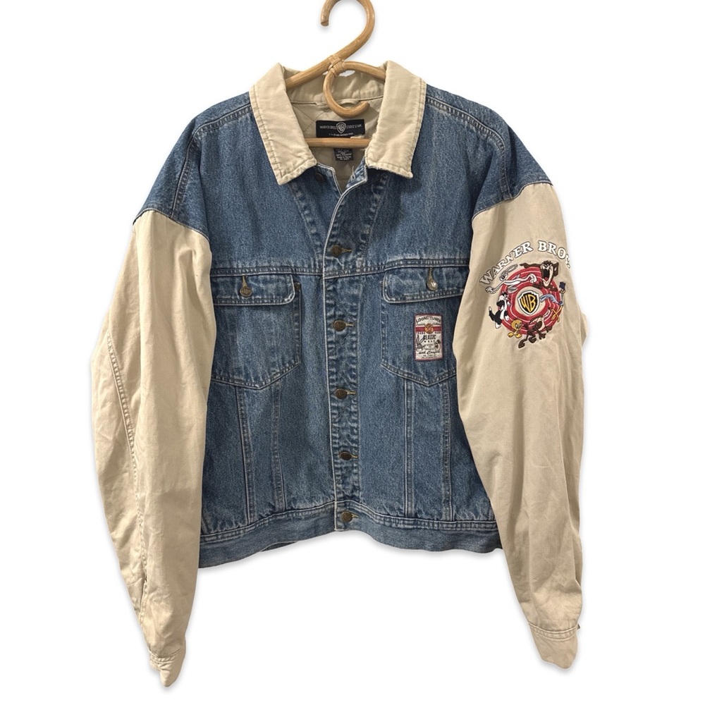 Vintage Looney Tunes WB denim jacket 1996 XXL